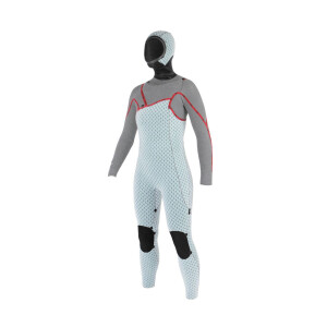 Soöruz Fullsuit Women 6/5/4 CZ GURU+ Hood - OYSTERPRENE Black MS