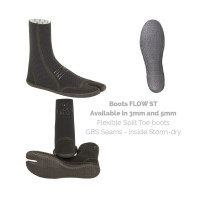 Soöruz Surf boots 3mm FLOW ST Black