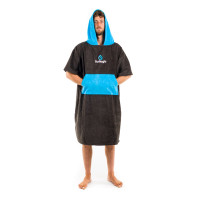 Surf Logic Towel Poncho black/cyan