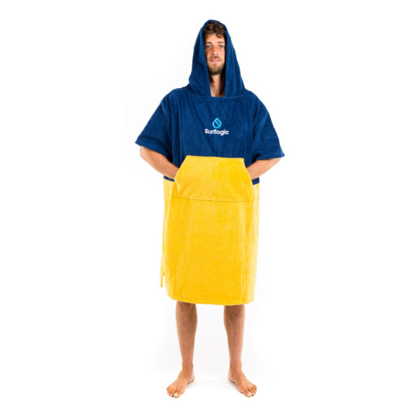 Surf Logic Towel Poncho navy/beige