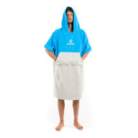 Surf Logic Towel Poncho cyan/grey
