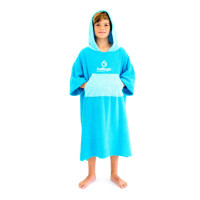 Surf Logic Towel Poncho Junior cyan/turquoise
