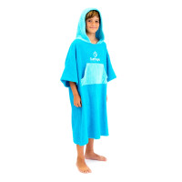 Surf Logic Towel Poncho Junior cyan/turquoise