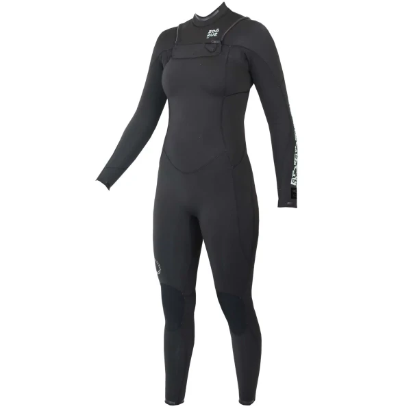 Soöruz Fullsuit Women 5/4 FZ DIVINE - ORGANIC OYSTERPRENE Black M